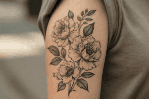 Illustration af blomster tatovering betydning