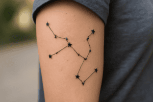 Illustration af constellation tattoo