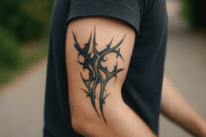 Illustration af cyber sigilism tattoo