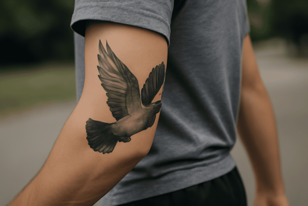 Illustration af due tatovering betydning