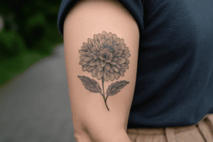 Illustration af fødselsblomst november