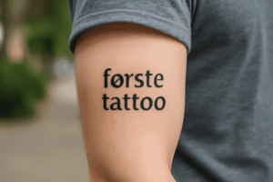 Illustration af første tattoo