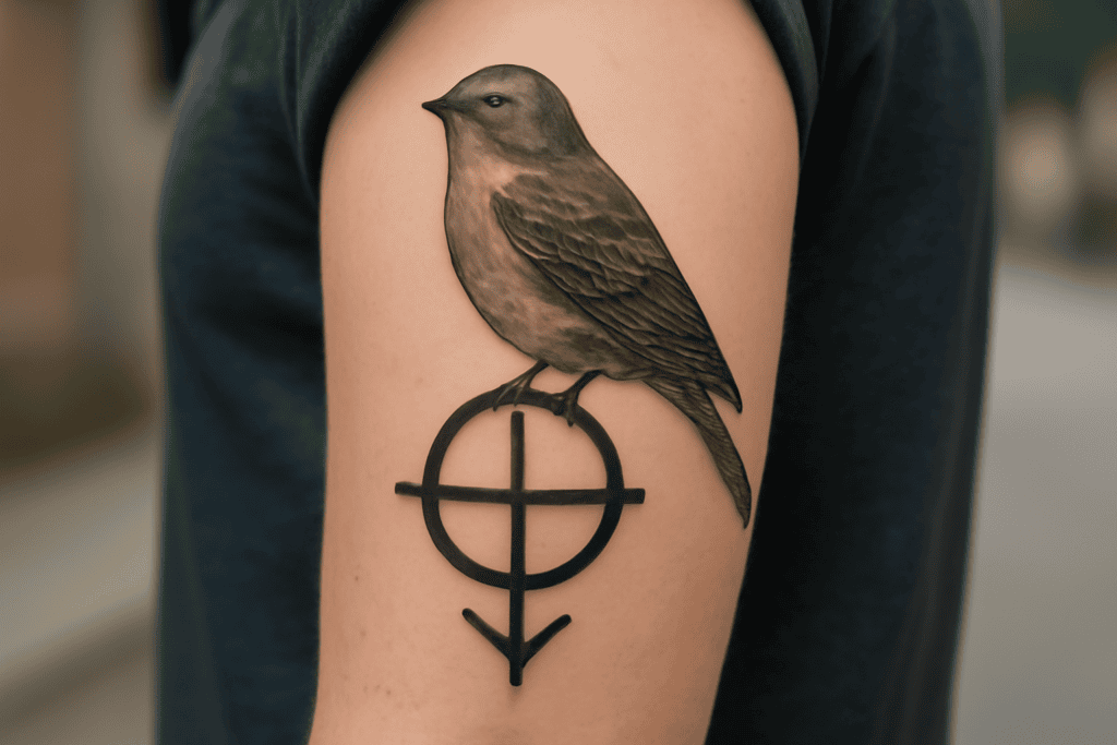 Illustration af fugl symbol betydning