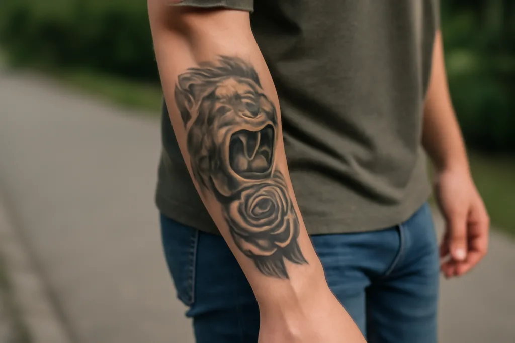 Illustration af hvad koster en tatovering på armen