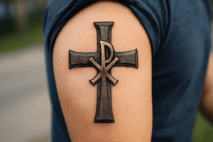 Illustration af kors symbol betydning