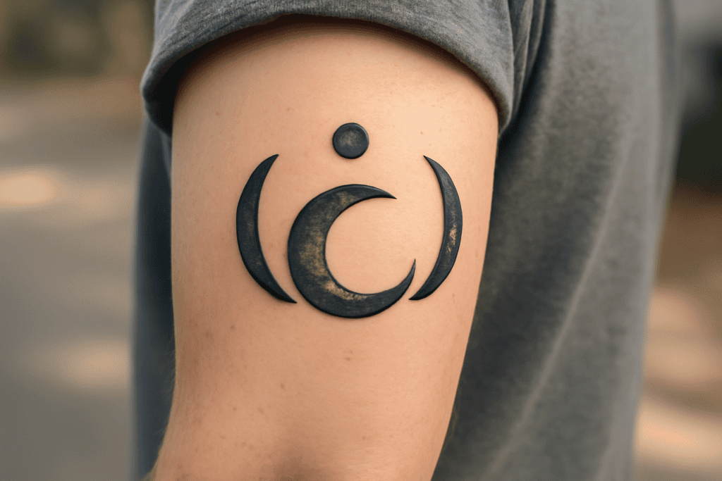 Illustration af måne symbol betydning