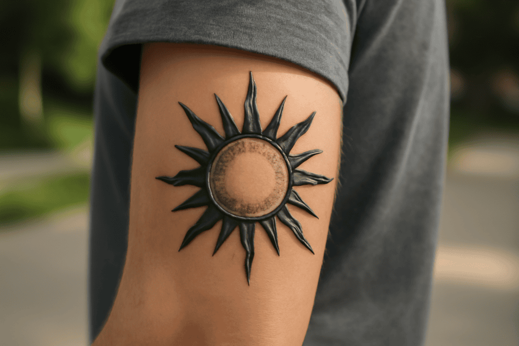 Illustration af sol symbol betydning