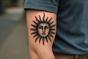 Illustration af sol tatovering betydning