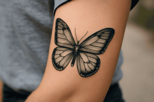 Illustration af sommerfugl symbol betydning