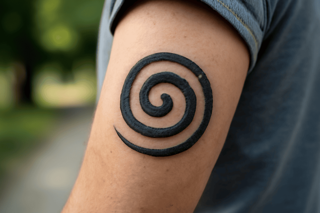 Illustration af spiral symbol betydning