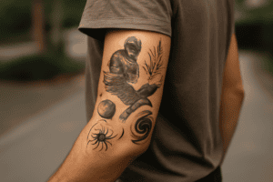 Illustration af tattoo trends 2026