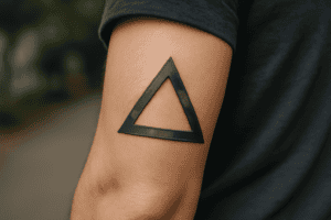 Illustration af trekant symbol betydning