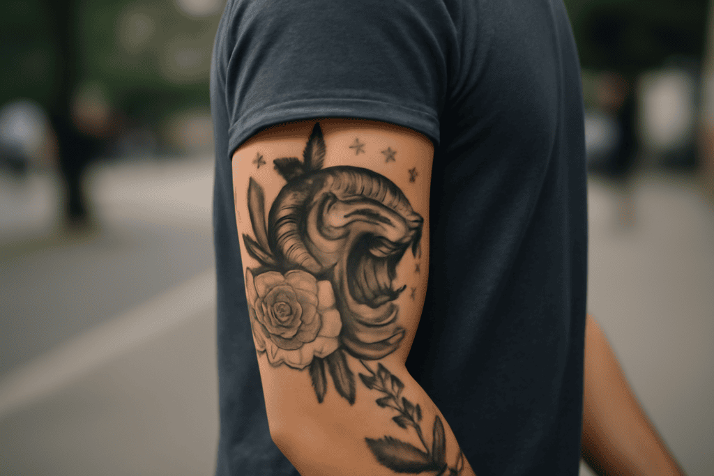 Illustration af trending tattoo designs