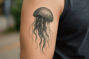 Illustration af vandmand tatovering