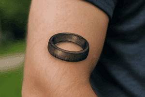 Illustration af vielsesring tatovering