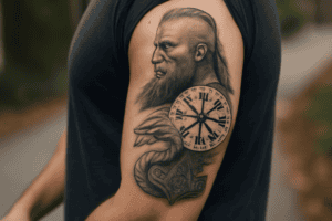 Illustration af viking tatovering betydning